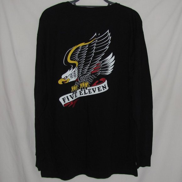 NEW Mens' 5.11 Tactical Jerry Eagle Shield Graphic Long Sleeve Shirt Size Large - Picture 2 of 11